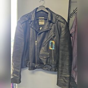 Vintage Comint mens leather‎ jacket. Size large
